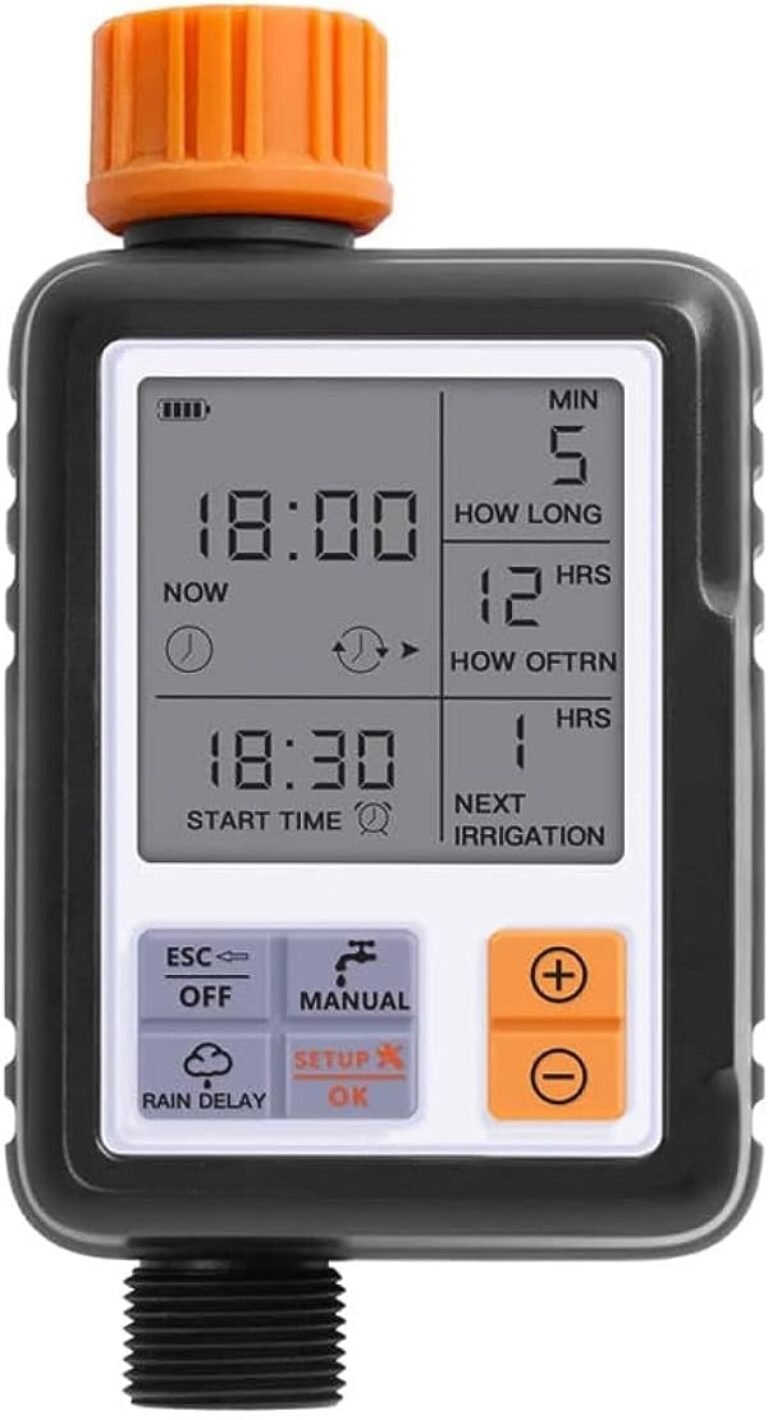 Egardenkart, Water Timer for Garden - Large Screen Irrigation Timer for Automatic Irrigation System | Multifunctional, Automatic Watering Timer with Gardens, Lawns | Garden Sprinkler Timer