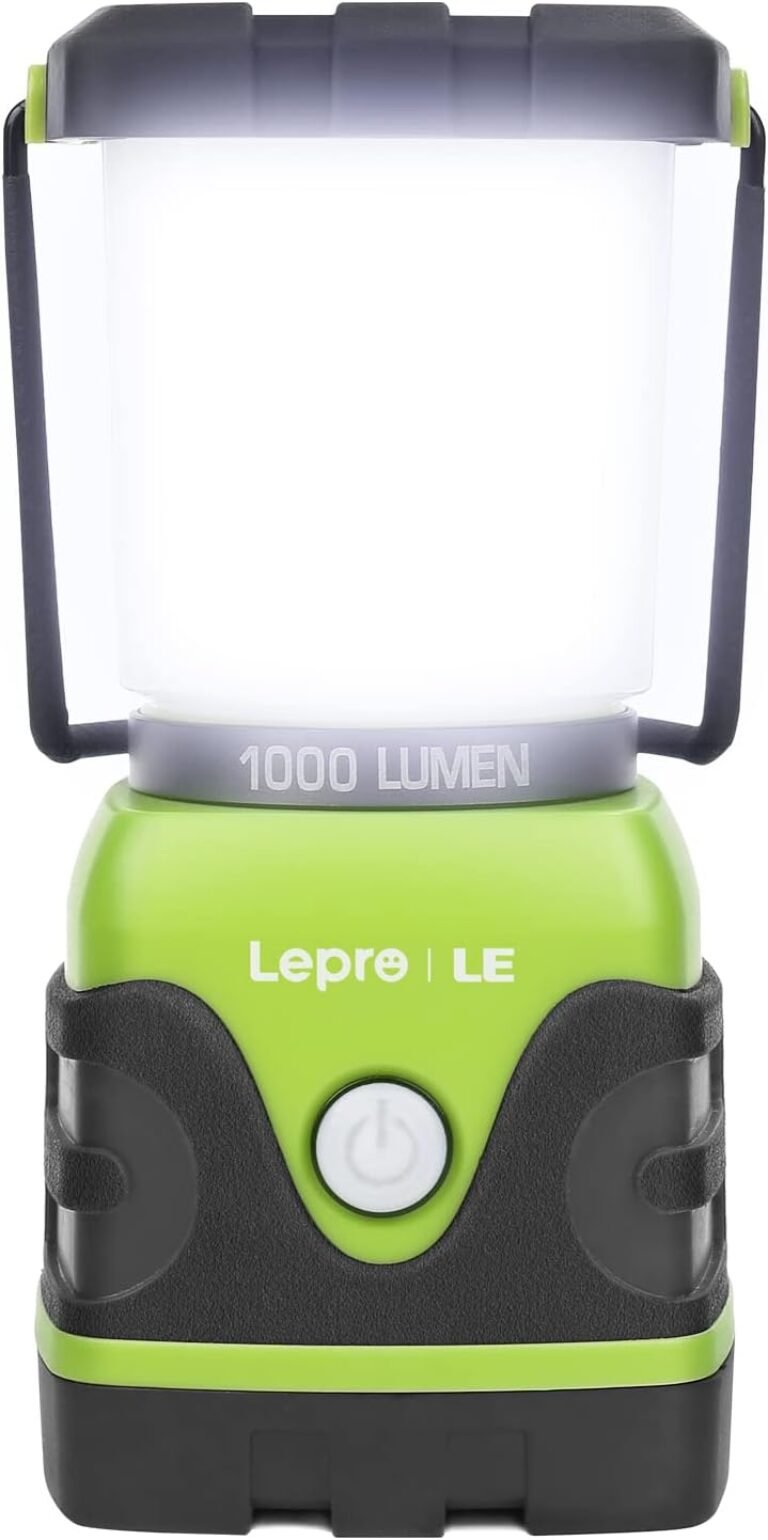 مصباح تخييم LED من Lepro يعمل بالبطارية، بسطوع 1000 لومن