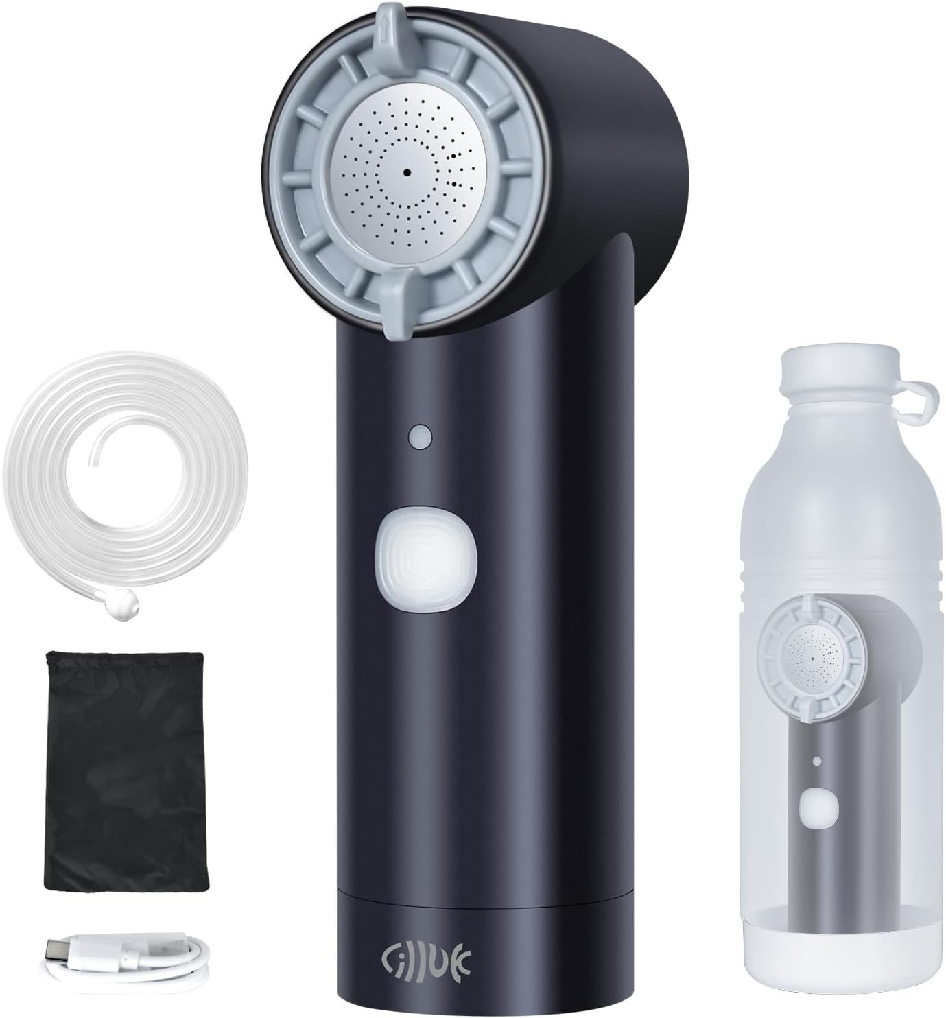 Portable Electric Shattaf with 5 Spray Modes (Black) - High Pressure Handheld Travel Bidet, USB Rechargeable Muslim Shower for Travel, Hajj & Umrah, Camping, Baby Care & Postpartum Hygiene - Image 8