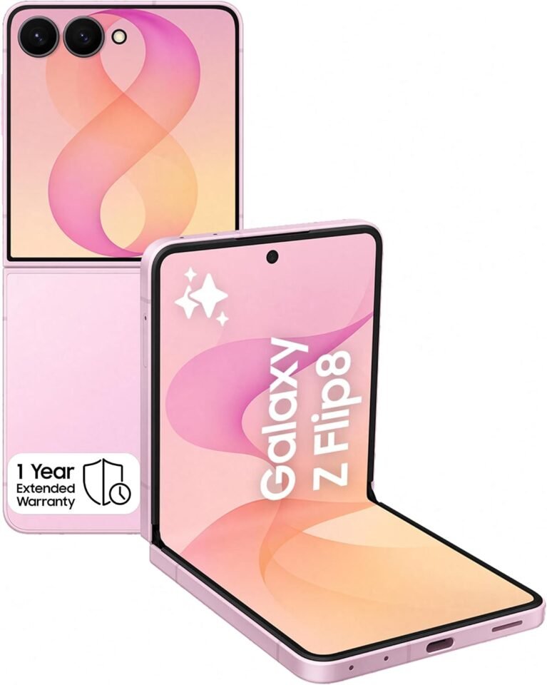Samsung Galaxy Z Flip8 Pink, 512GB, Hands-free Selfie Camera, Now Brief, Photo Assist, Customizable FlexWindow, 4300 mAh Battery, 12GB RAM, 1 Year Extended Warranty (KSA Version)(Amazon Exclusive)