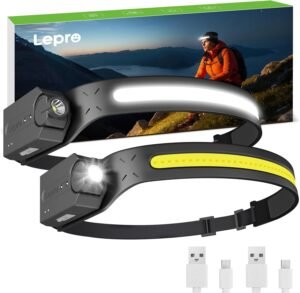 Lepro LED Headlamp Rechargeable ...