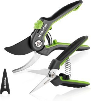 WORKPRO 2-Piece Pruning Secateurs S...