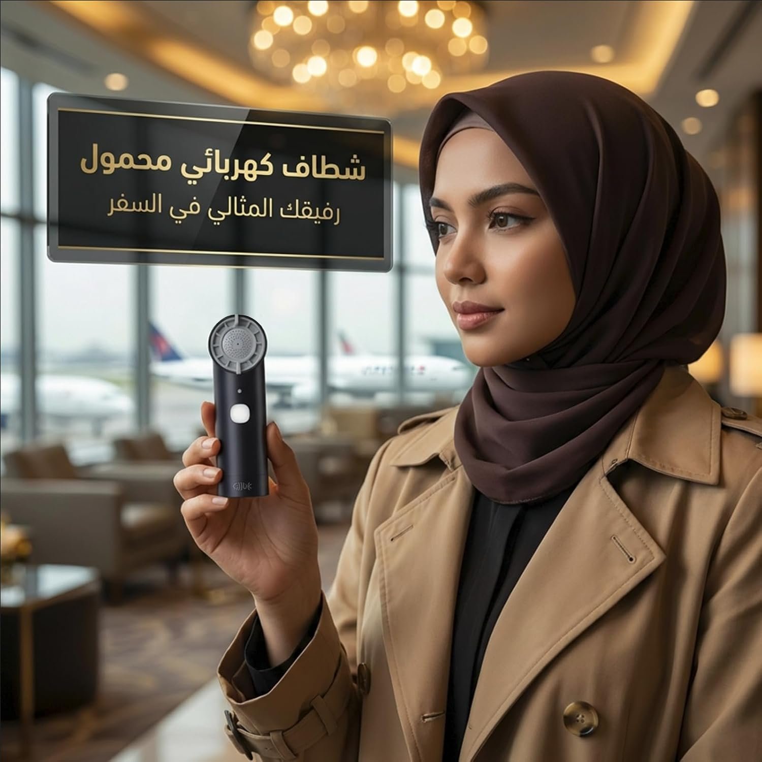 Portable Electric Shattaf with 5 Spray Modes (Black) - High Pressure Handheld Travel Bidet, USB Rechargeable Muslim Shower for Travel, Hajj & Umrah, Camping, Baby Care & Postpartum Hygiene - Image 4