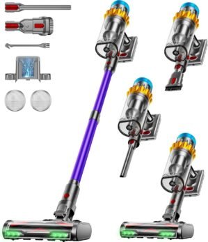 Cordless Vacuum Cleaner, 650W, 70mi...