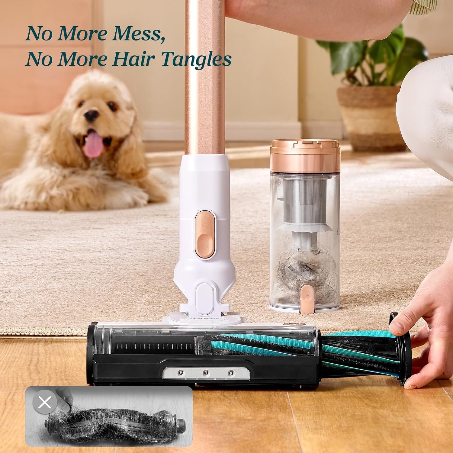 Levoit Vacuum Cleaner Cordless, Anti Hair Wrap Design, Self-Standing, 2 in 1 Handheld Stick Lightweight Cleaner - Image 3