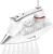 Martisan Powerful 3000W Steam Iron, 200g/min Burst, GCC KSA Certificate, 15s Fast Heating, 400ml Large Tank, Nano Ceramic Soleplate, Spray & Burst, Adjustable Temp, Self-Cleaning, Anti Drip & Calc