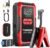 FNNEMGE 9000A Jump Starter with Air Compressor, 26800mAh 12V Battery Booster(for All Gas/10.0L Diesel), 160PSI Tire Inflator, with USB Output,2 LED Light,HD Large Screen.