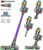 Cordless Vacuum Cleaner, 650W, 70min, 55Kpa Cordless Rechargeable Tangle-Free Vacuum Cleaner/LED Display/1.8L Cup for Home Pet Hair/All Floor